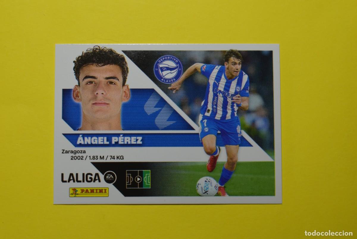 Cromos de f&uacute;tbol: Cromo Liga 2026 2027. 26 27. &Aacute;ngel P&eacute;rez. Alav&eacute;s. N. &ordm; 17. Colecciones ESTE. Panini