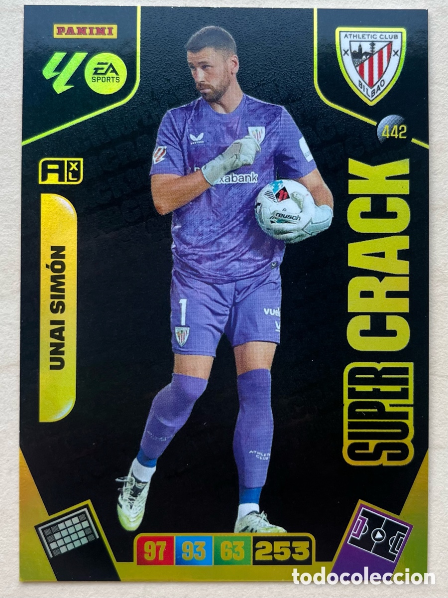 Cromos de f&uacute;tbol: Unai Sim&oacute;n Super Crack Adrenalyn XL 2025-26 - Athletic Club