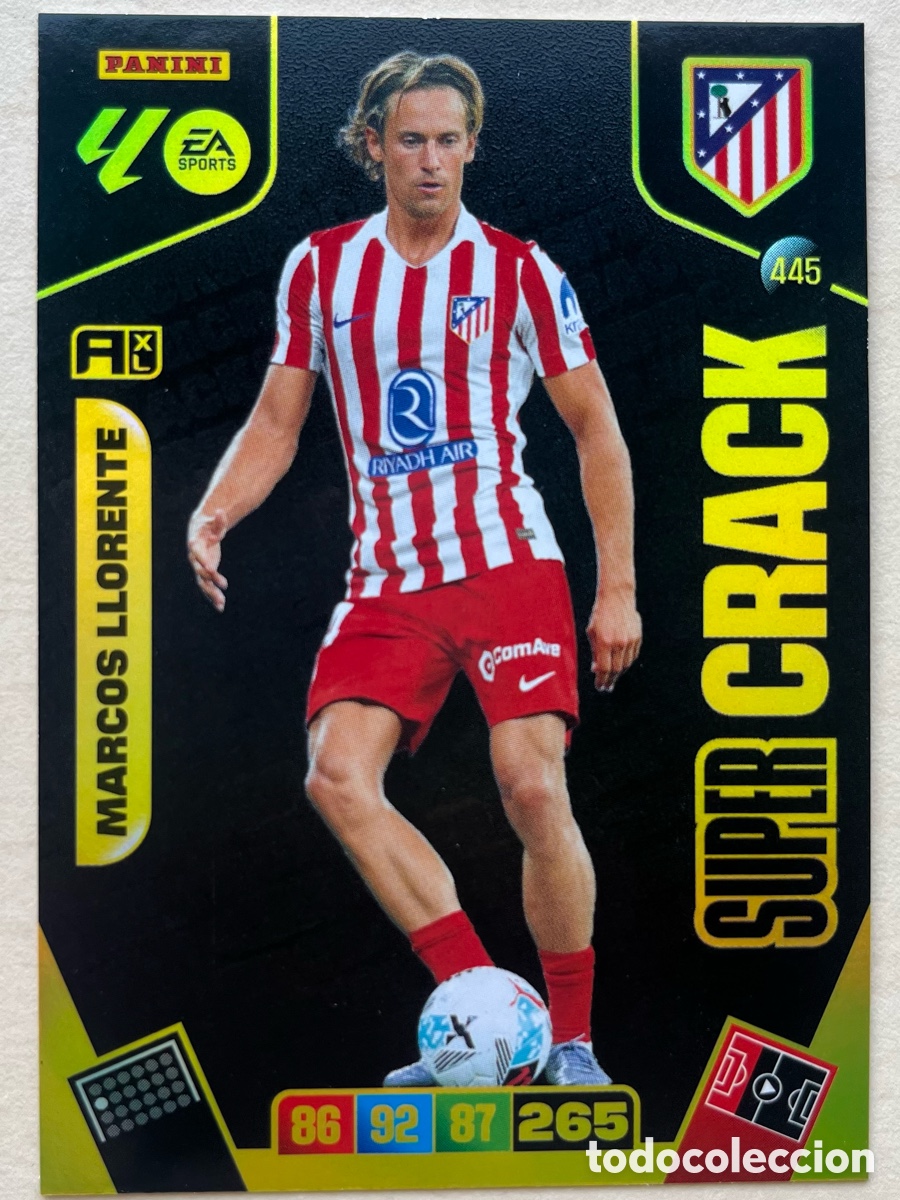 Cromos de f&uacute;tbol: Marcos Llorente Super Crack Adrenalyn XL 2025-26 - Atl&eacute;tico de Madrid