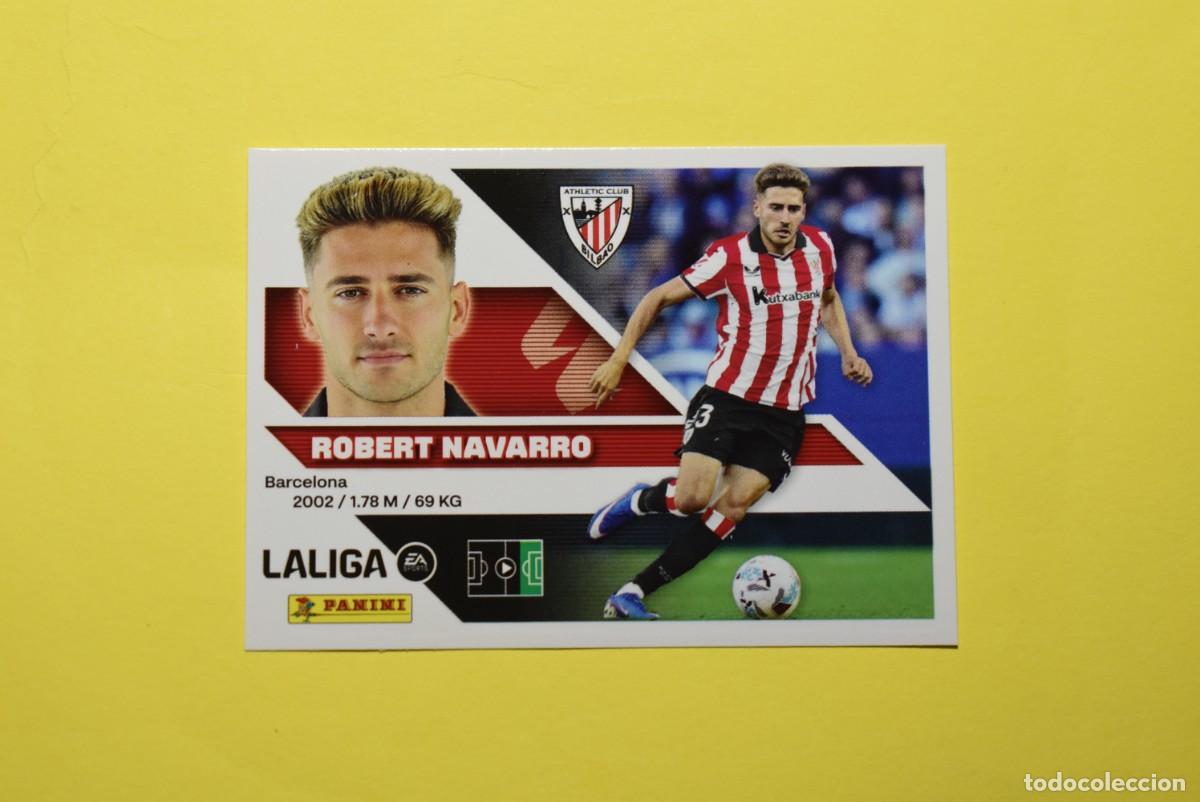 Cromos de f&uacute;tbol: Cromo Liga 2026 2027. 26 27. Robert Navarro. Athletic Club. N. &ordm; 17 A. ESTE. Panini