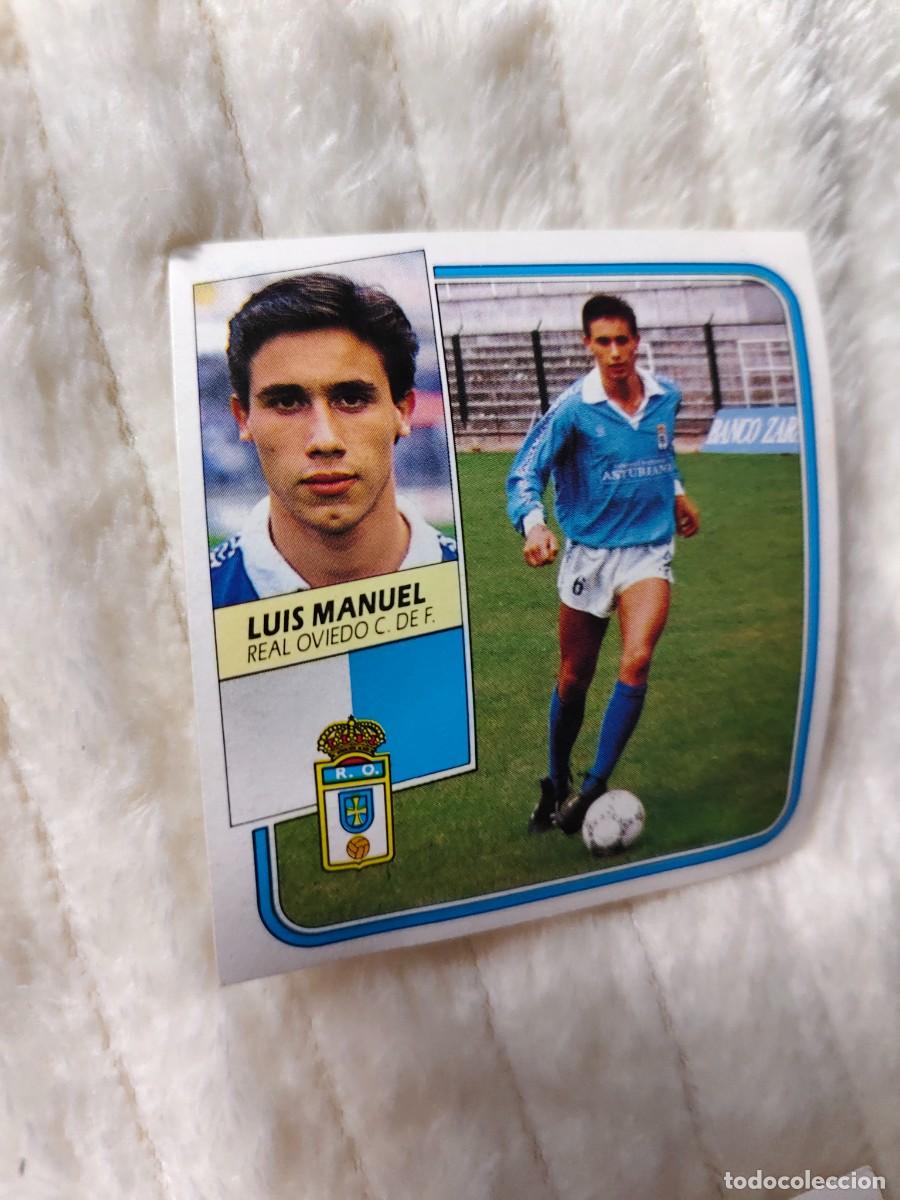 Cromos de f&uacute;tbol: EDICIONES ESTE 89 90 LUIS MANUEL REAL OVIEDO C.F. 1989 1990 DESPEGADO RECUPERADO ALBUM AAQ
