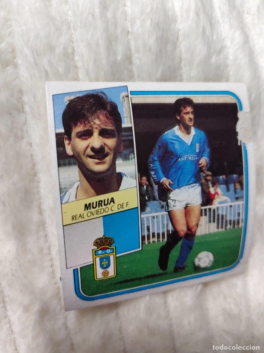Cromos de f&uacute;tbol: EDICIONES ESTE 89 90 MURUA REAL OVIEDO C.F. 1989 1990 DESPEGADO RECUPERADO ALBUM AAQ