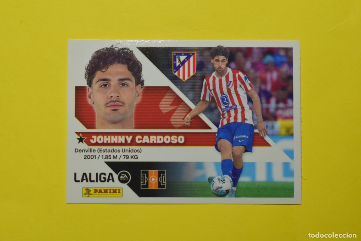 Cromos de f&uacute;tbol: Cromo Liga 2026 2027. 26 27. Johnny Cardoso. Atl&eacute;tico de Madrid. N. &ordm; 13. ESTE. Panini