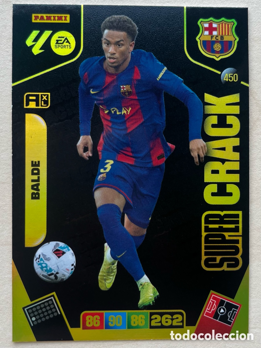 Cromos de f&uacute;tbol: Balde Super Crack Adrenalyn XL 2025-26 - FC Barcelona
