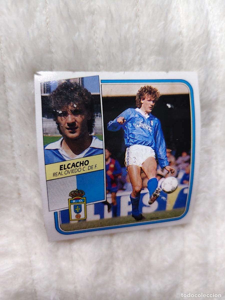 Cromos de f&uacute;tbol: EDICIONES ESTE 89 90 ELCACHO REAL OVIEDO C.F. 1989 1990 DESPEGADO RECUPERADO ALBUM AAQ