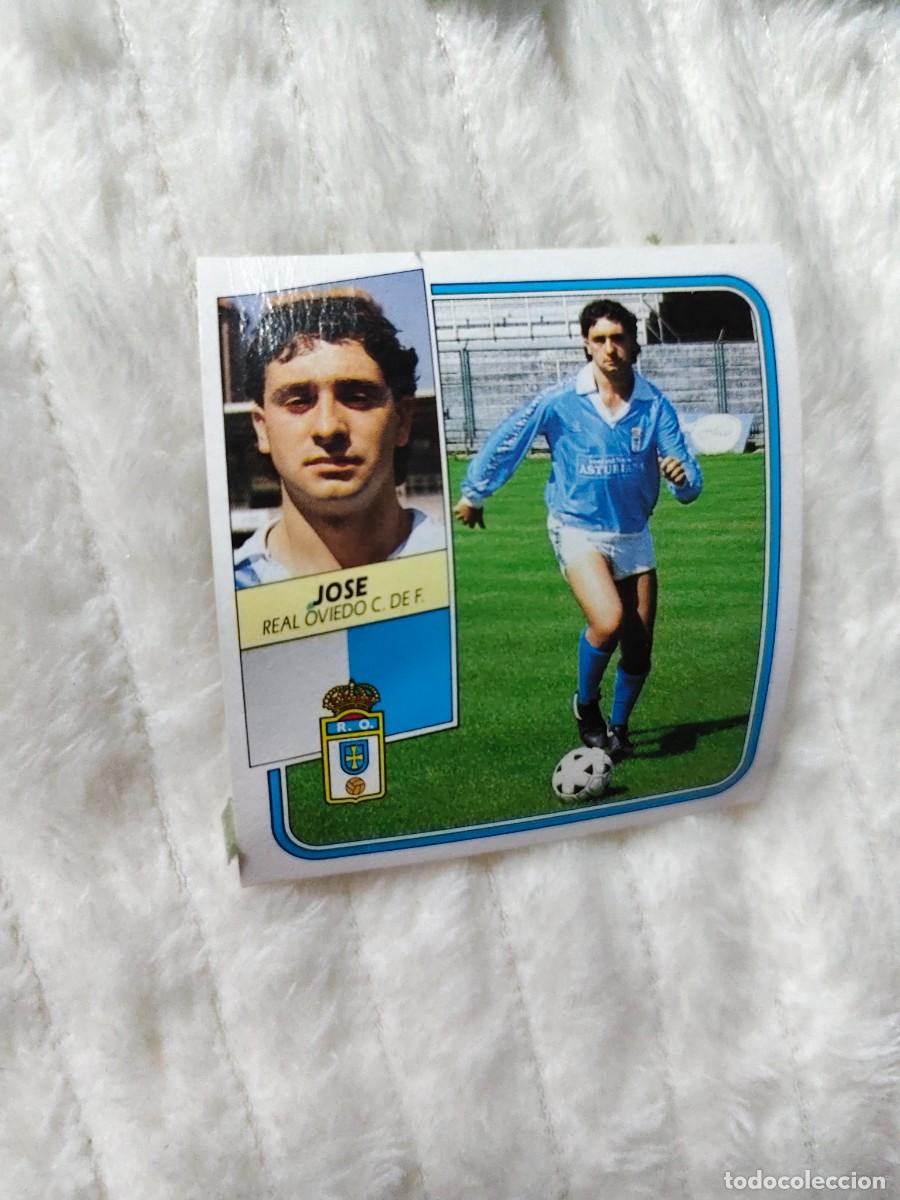 Cromos de f&uacute;tbol: EDICIONES ESTE 89 90 JOSE REAL OVIEDO C.F. 1989 1990 DESPEGADO RECUPERADO ALBUM AAQ