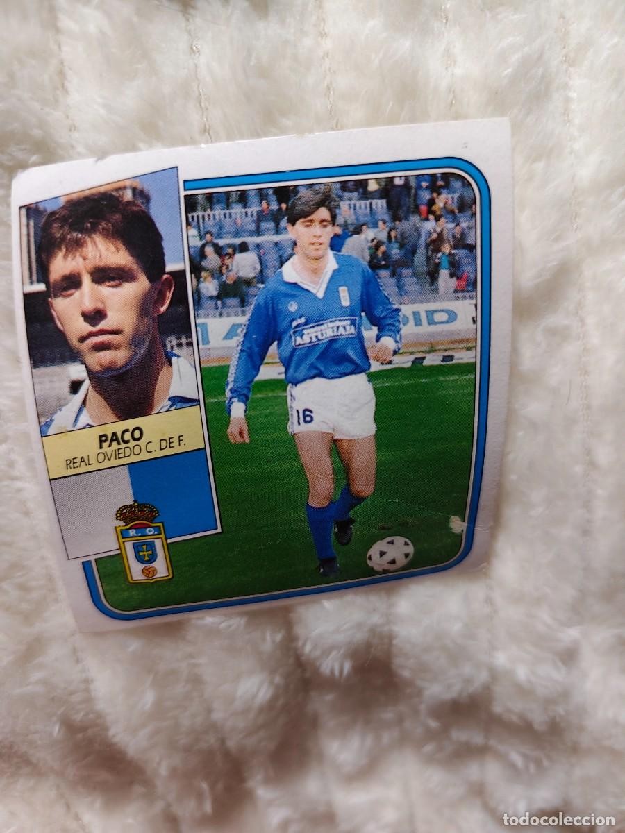 Cromos de f&uacute;tbol: EDICIONES ESTE 89 90 PACO REAL OVIEDO C.F. 1989 1990 DESPEGADO RECUPERADO ALBUM AAQ