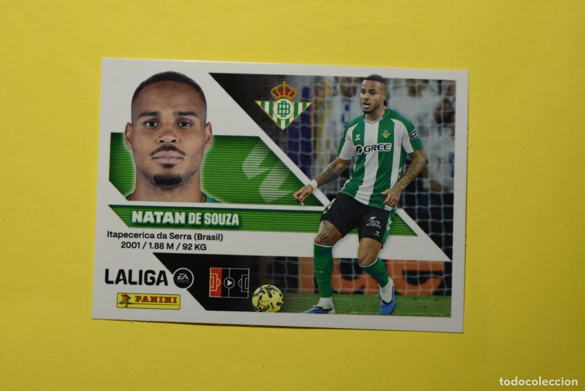 Cromos de f&uacute;tbol: Cromo Liga 2026 2027. 26 27. Natan. Betis. N. &ordm; 8. ESTE. Panini