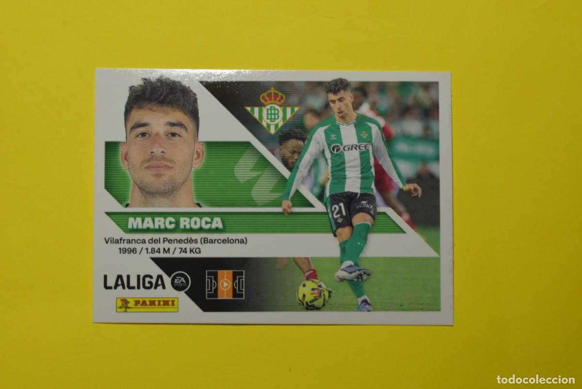 Cromos de f&uacute;tbol: Cromo Liga 2026 2027. 26 27. Marc Roca. Betis. N. &ordm; 10. ESTE. Panini