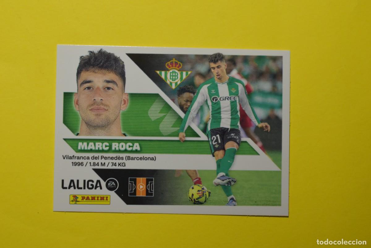 Cromos de f&uacute;tbol: Cromo Liga 2026 2027. 26 27. Marc Roca. Betis. N. &ordm; 10. ESTE. Panini