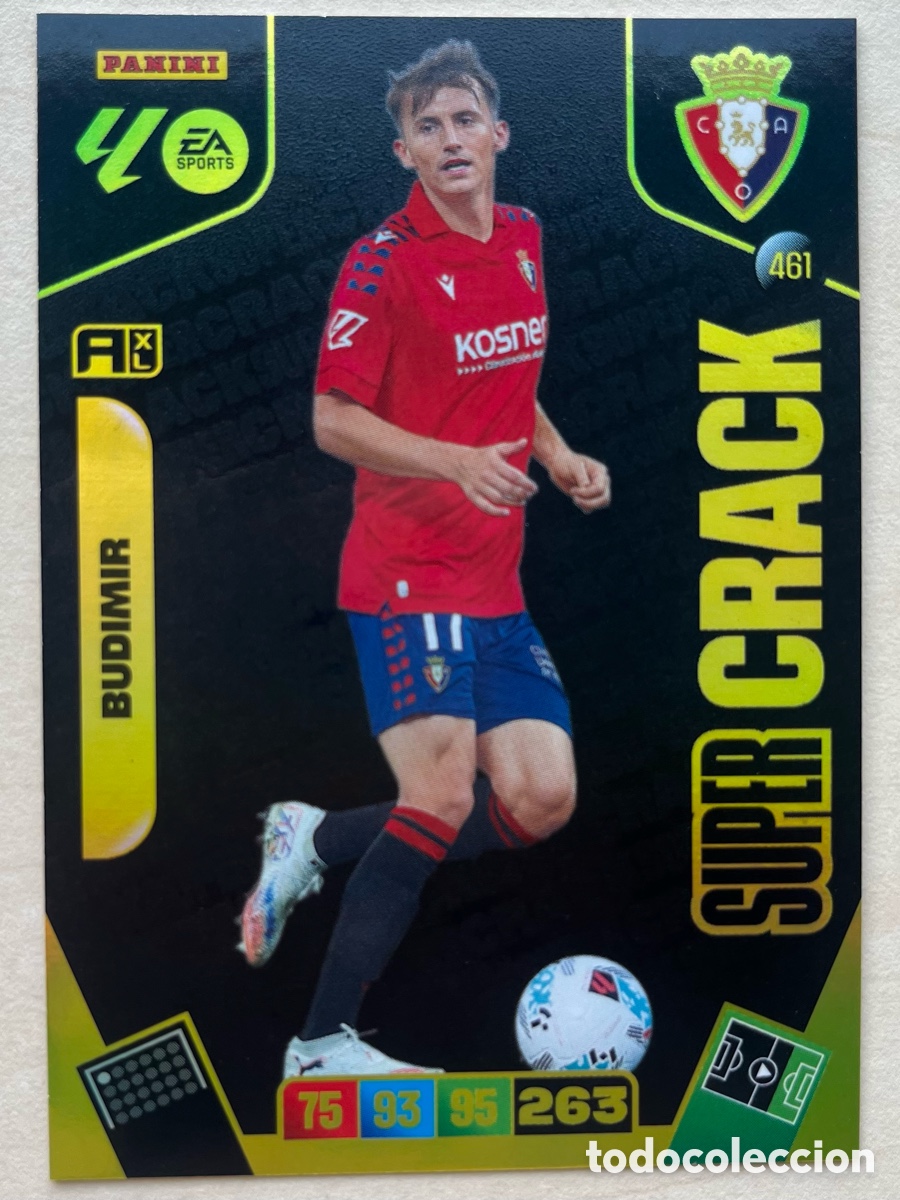 Cromos de f&uacute;tbol: Budimir Super Crack Adrenalyn XL 2025-26 - Osasuna