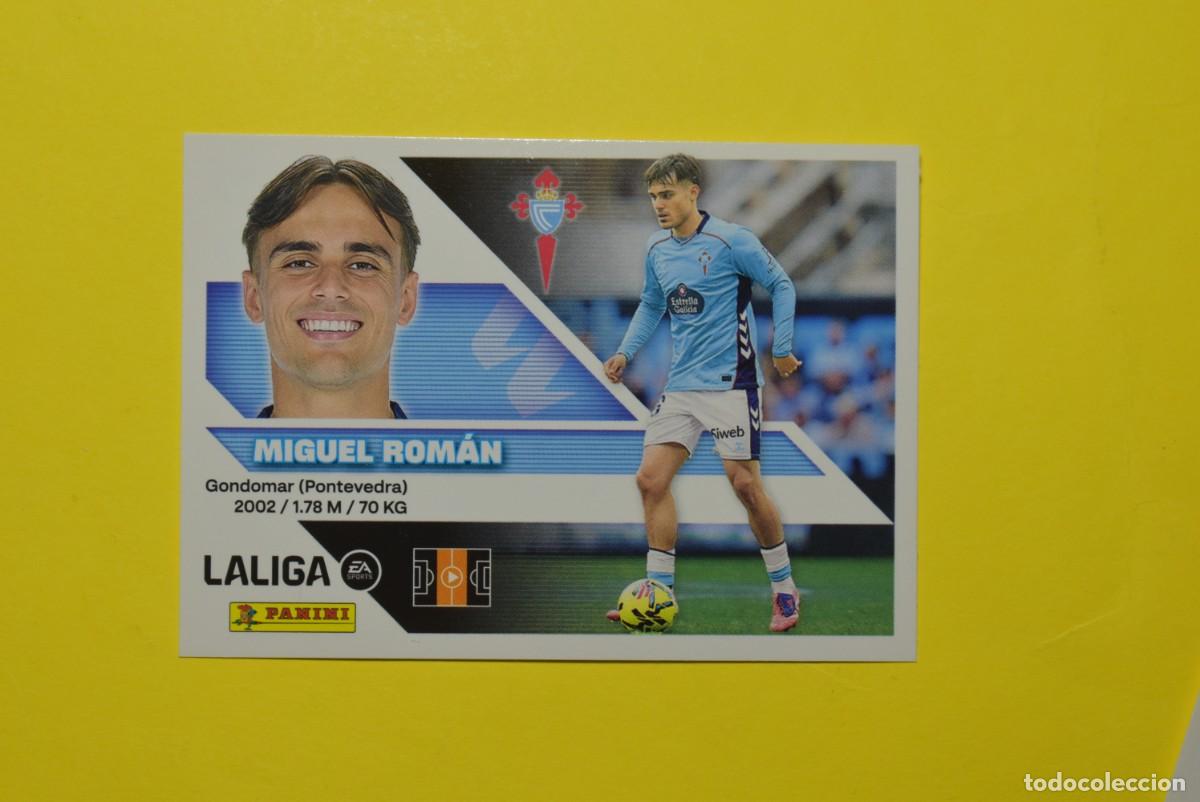 Cromos de f&uacute;tbol: Cromo Liga 2026 2027. 26 27. Miguel Rom&aacute;n. Celta de Vigo. N. &ordm; 12. ESTE. Panini