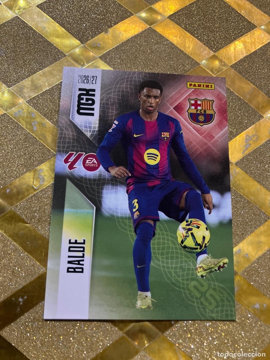 Cromos de Futebol: CROMO DE FUTBOL NUMERO 81 BALDE BARCELONA LIGA 2026 2027 MEGACRAKS MGK PANINI !
