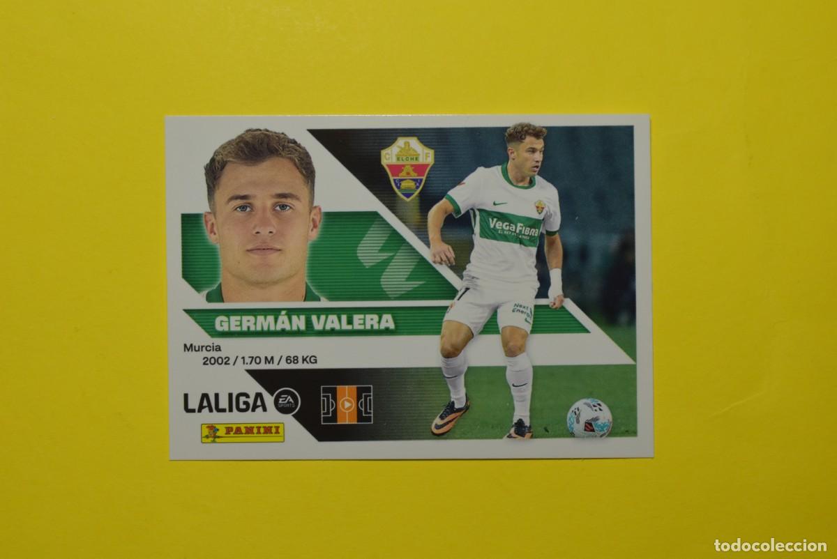 Cromos de f&uacute;tbol: Cromo Liga 2026 2027. 26 27. Germ&aacute;n Valera. Elche. N. &ordm; 10. ESTE. Panini
