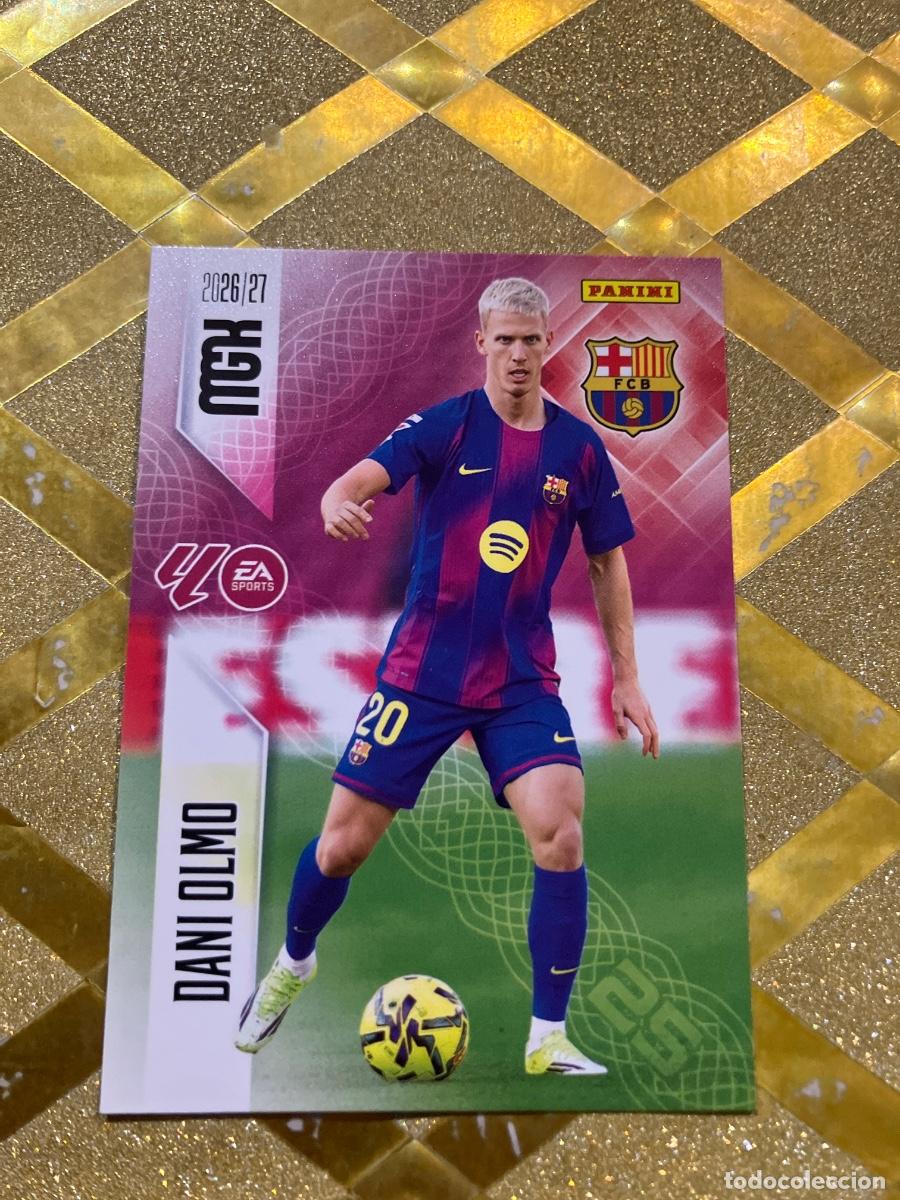 Cromos de f&uacute;tbol: CROMO DE FUTBOL NUMERO 87 DANI OLMO BARCELONA LIGA 2026 2027 MEGACRAKS MGK PANINI !