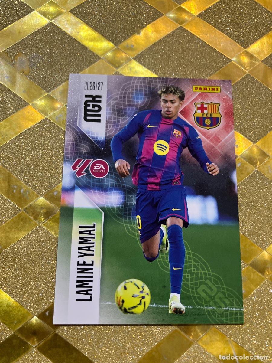 Cromos de f&uacute;tbol: CROMO DE FUTBOL NUMERO 89 LAMINE YAMAL BARCELONA LIGA 2026 2027 MEGACRAKS MGK PANINI !