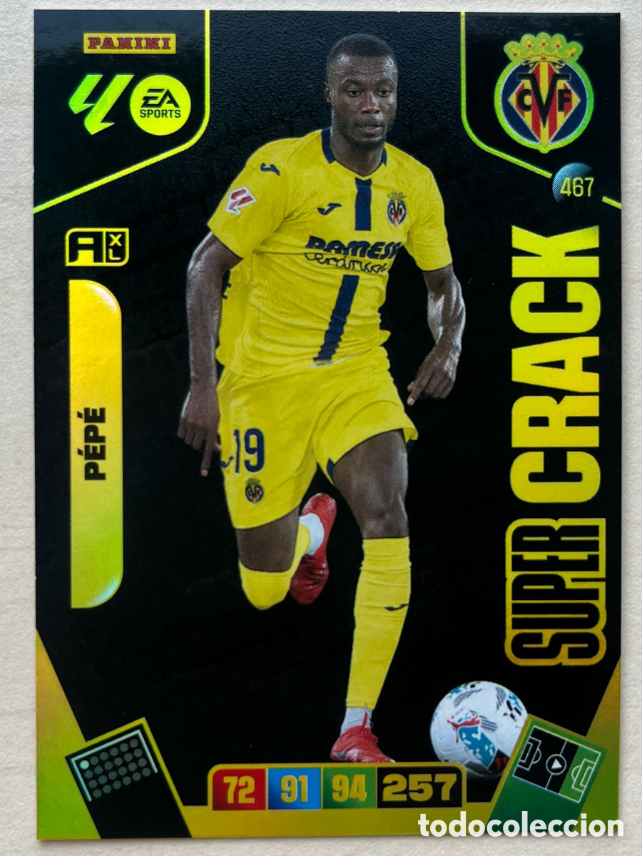 Figurine di Calcio: P&eacute;p&eacute; Super Crack Adrenalyn XL 2025-26 - Villarreal