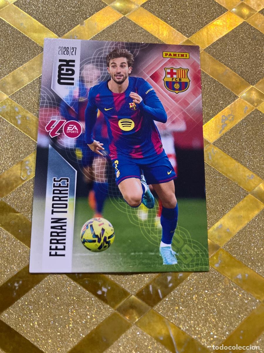 Cromos de f&uacute;tbol: CROMO DE FUTBOL NUMERO 90 FERRAN TORRES BARCELONA LIGA 2026 2027 MEGACRAKS MGK PANINI !