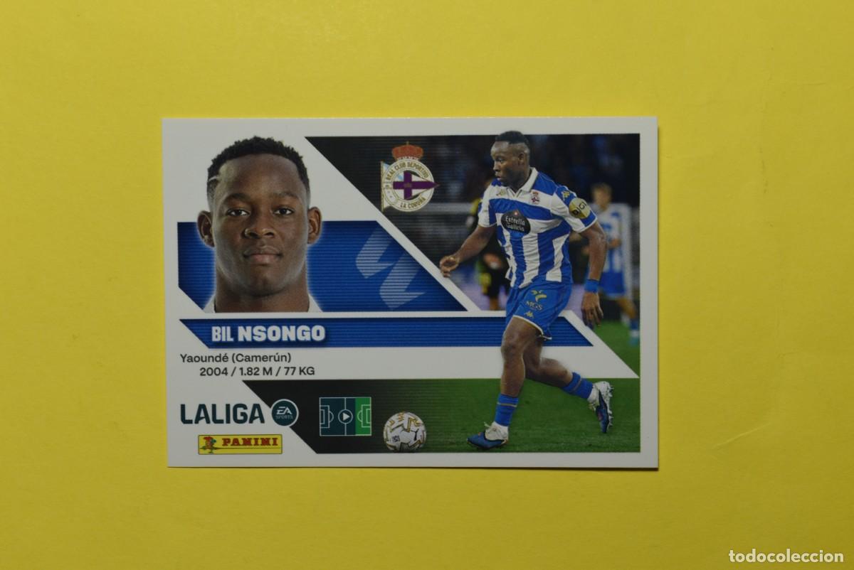 Cromos de f&uacute;tbol: Cromo Liga 2026 2027. 26 27. Nsongo. Deportivo. N. &ordm; 20. ESTE. Panini
