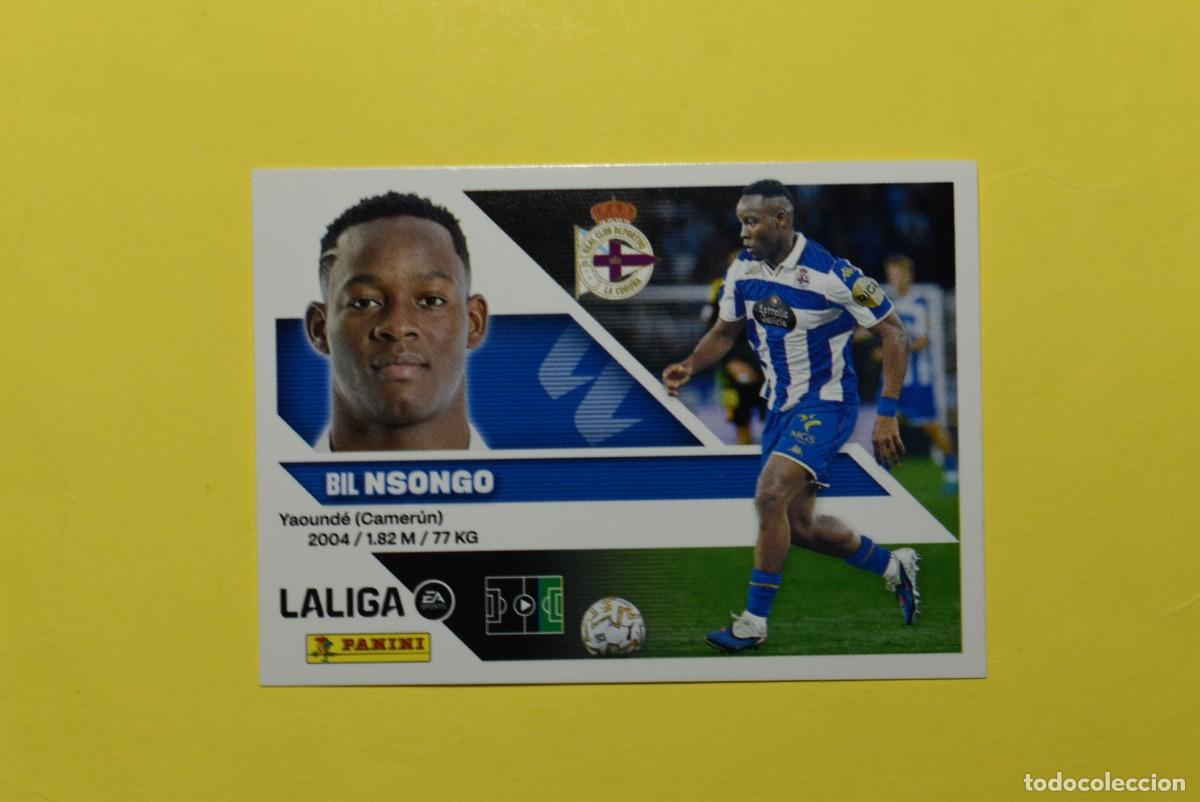 Cromos de f&uacute;tbol: Cromo Liga 2026 2027. 26 27. Nsongo. Deportivo. N. &ordm; 20. ESTE. Panini