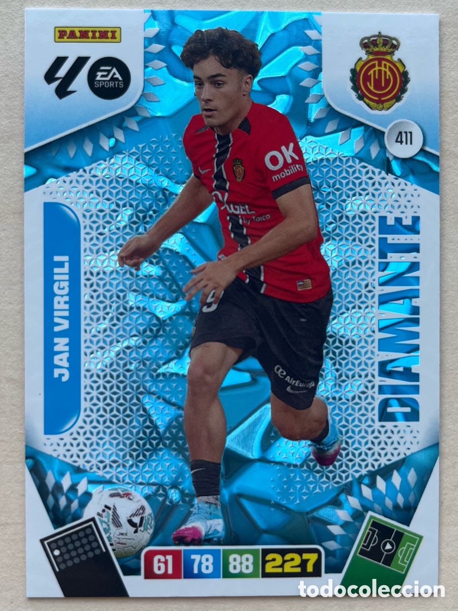 Figurine di Calcio: Jan Virgili Diamante Adrenalyn XL 2025-26 - Mallorca