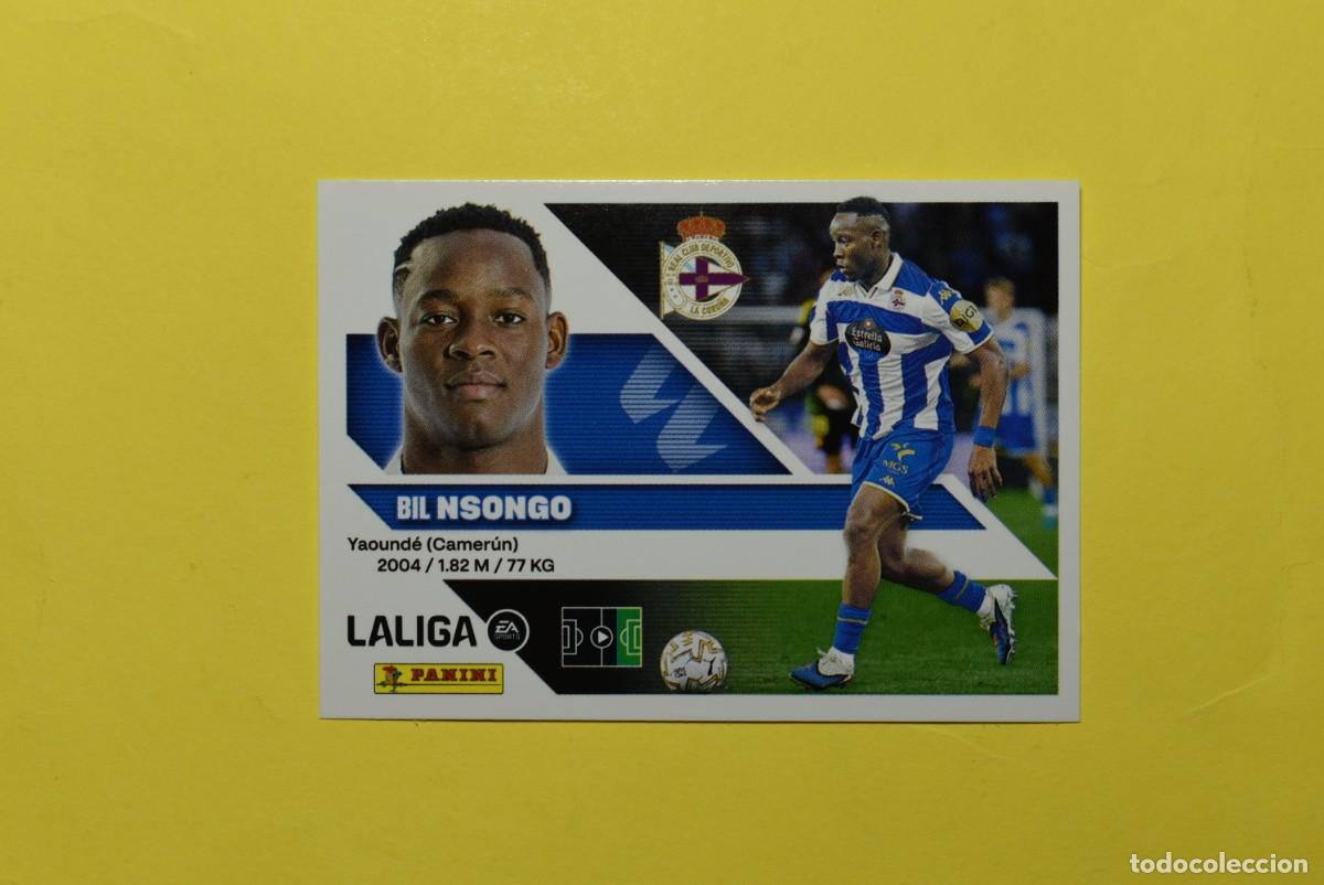 Cromos de f&uacute;tbol: Cromo Liga 2026 2027. 26 27. Nsongo. Deportivo. N. &ordm; 20. ESTE. Panini