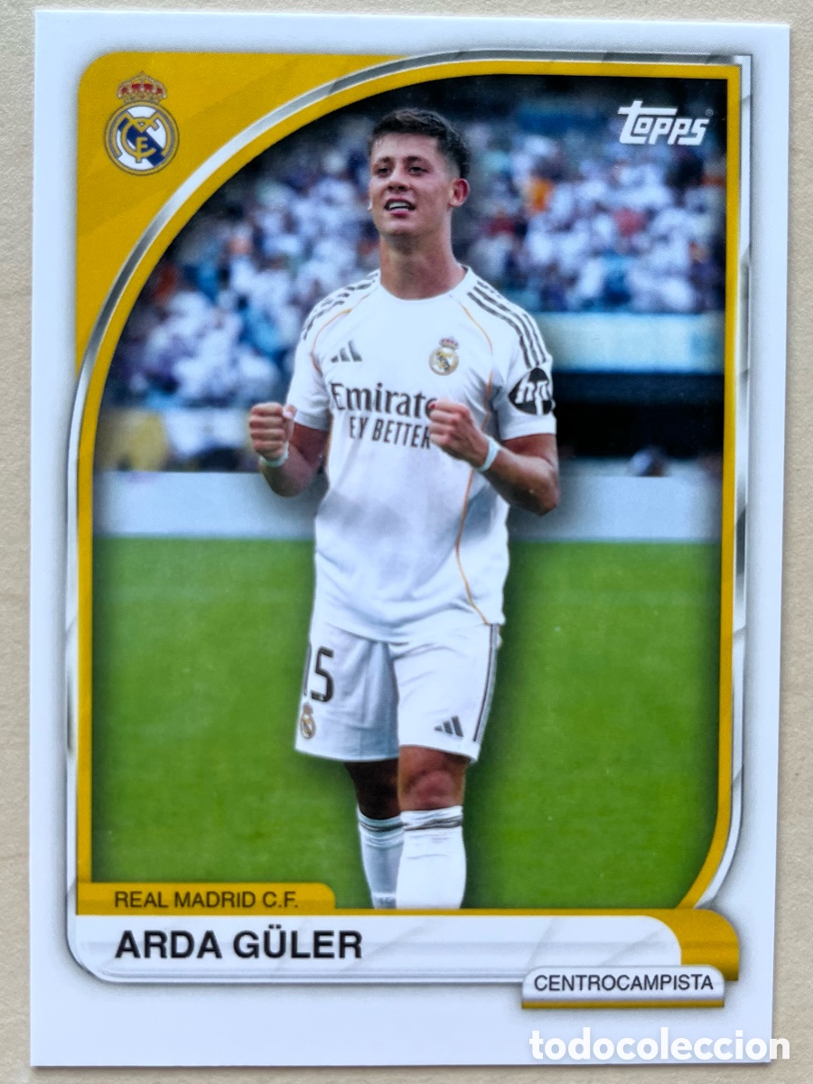 Figurine di Calcio: Arda G&uuml;ler Real Madrid Topps Tin 2025-26