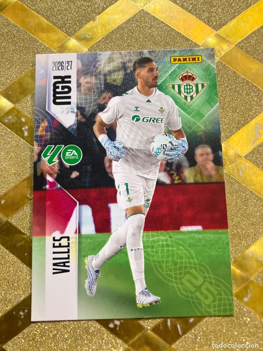 Cromos de f&uacute;tbol: CROMO DE FUTBOL NUMERO 92 VALLES BETIS LIGA 2026 2027 MEGACRAKS MGK PANINI !