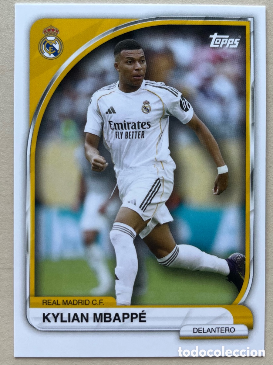 Cromos de Futebol: Mbapp&eacute; Real Madrid Topps Tin 2025-26