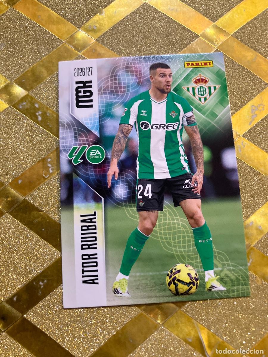 Cromos de Futebol: CROMO DE FUTBOL NUMERO 94 AITOR RUIBAL BETIS LIGA 2026 2027 MEGACRAKS MGK PANINI !