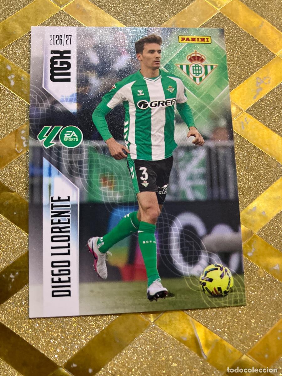 Cromos de Futebol: CROMO DE FUTBOL NUMERO 96 DIEGO LLORENTE BETIS LIGA 2026 2027 MEGACRAKS MGK PANINI !