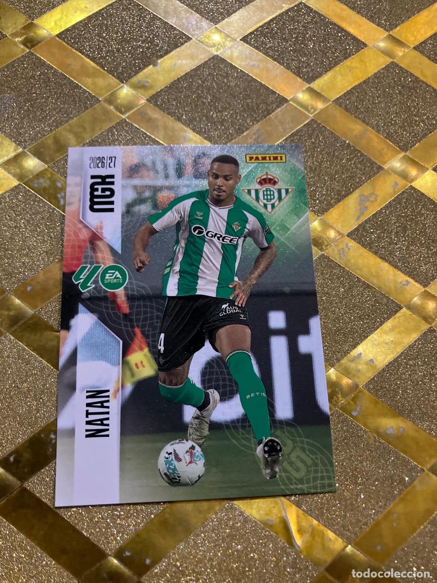 Cromos de Futebol: CROMO DE FUTBOL NUMERO 97 NATAN BETIS LIGA 2026 2027 MEGACRAKS MGK PANINI !