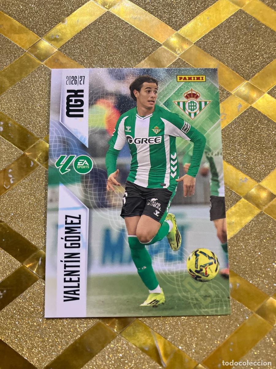 Cromos de Futebol: CROMO DE FUTBOL NUMERO 98 VALENTIN GOMEZ BETIS LIGA 2026 2027 MEGACRAKS MGK PANINI !