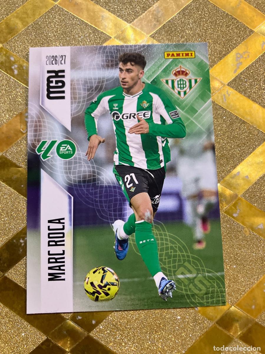 Cromos de Futebol: CROMO DE FUTBOL NUMERO 99 MARC ROCA BETIS LIGA 2026 2027 MEGACRAKS MGK PANINI !