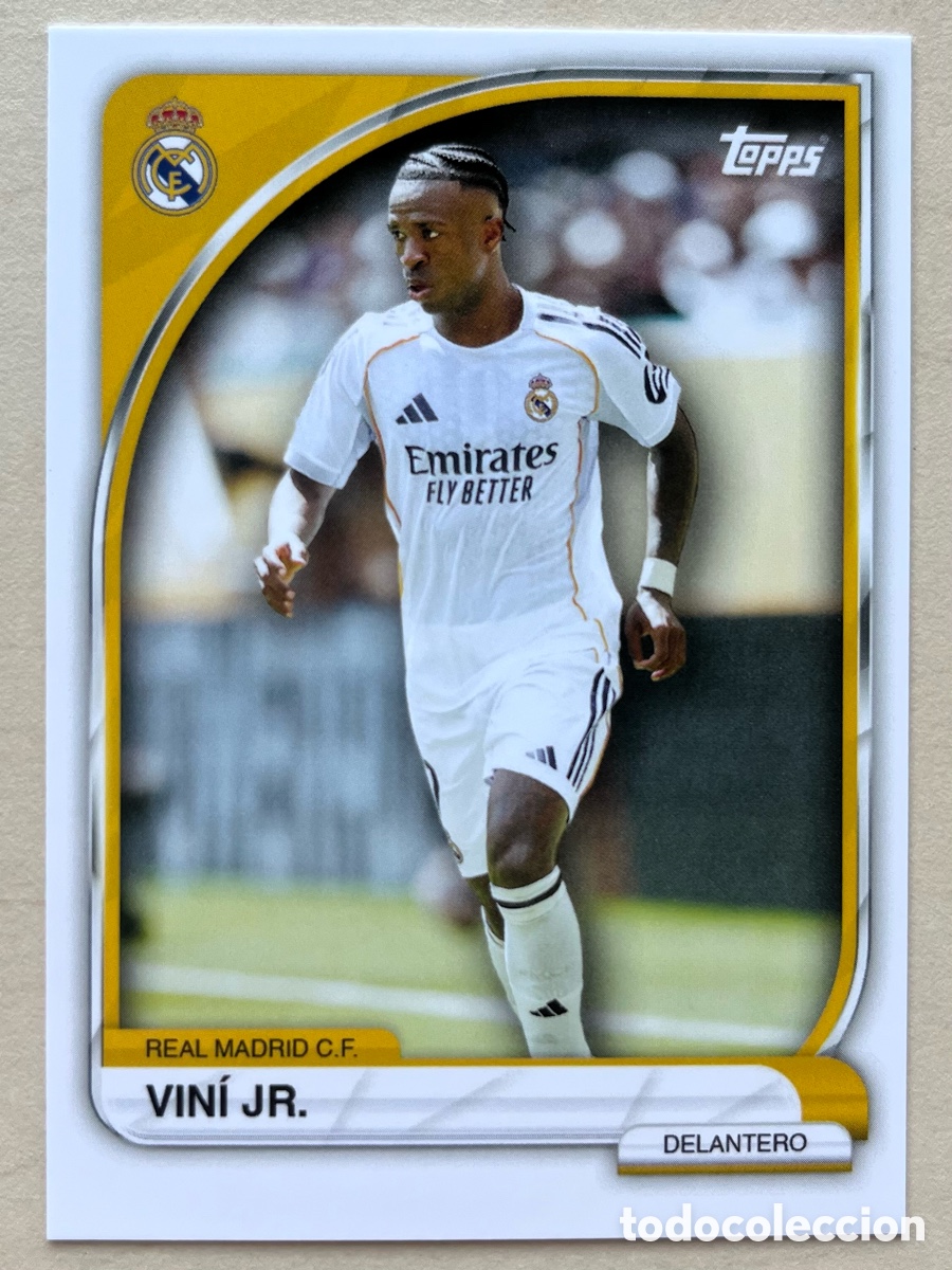 Cromos de Futebol: Vinicius Jr Real Madrid Topps Tin 2025-26