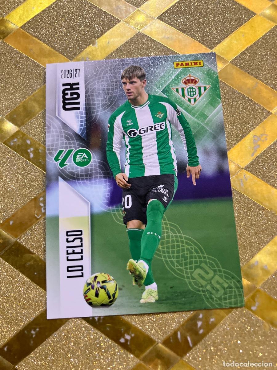 Cromos de Futebol: CROMO DE FUTBOL NUMERO 103 LO CELSO BETIS LIGA 2026 2027 MEGACRAKS MGK PANINI !