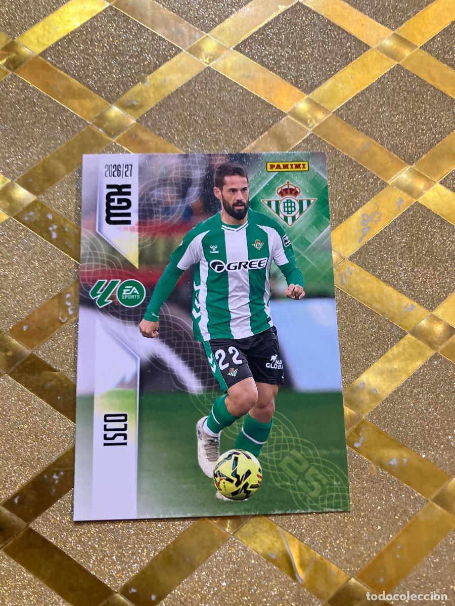 Cromos de Futebol: CROMO DE FUTBOL NUMERO 104 ISCO BETIS LIGA 2026 2027 MEGACRAKS MGK PANINI !