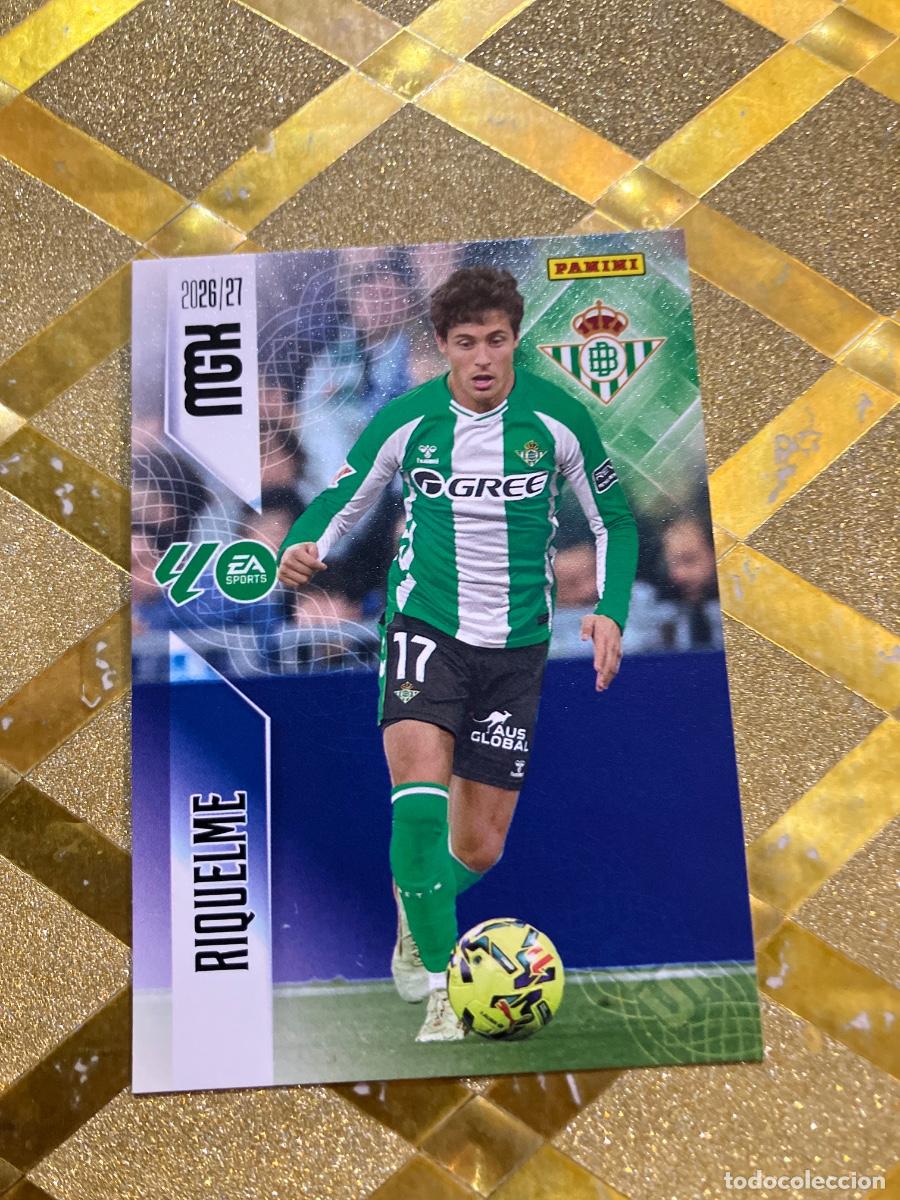 Cromos de f&uacute;tbol: CROMO DE FUTBOL NUMERO 105 RIQUELME BETIS LIGA 2026 2027 MEGACRAKS MGK PANINI !