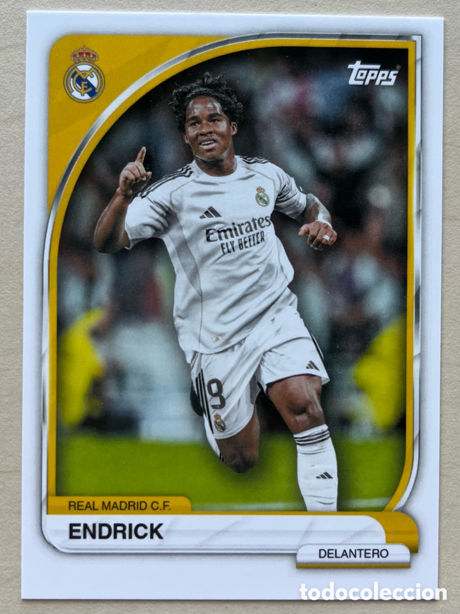 Cromos de Futebol: Endrick Real Madrid Topps Tin 2025-26