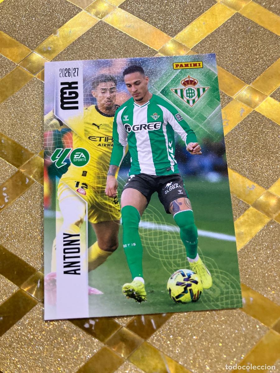Cromos de f&uacute;tbol: CROMO DE FUTBOL NUMERO 106 ANTONY BETIS LIGA 2026 2027 MEGACRAKS MGK PANINI !