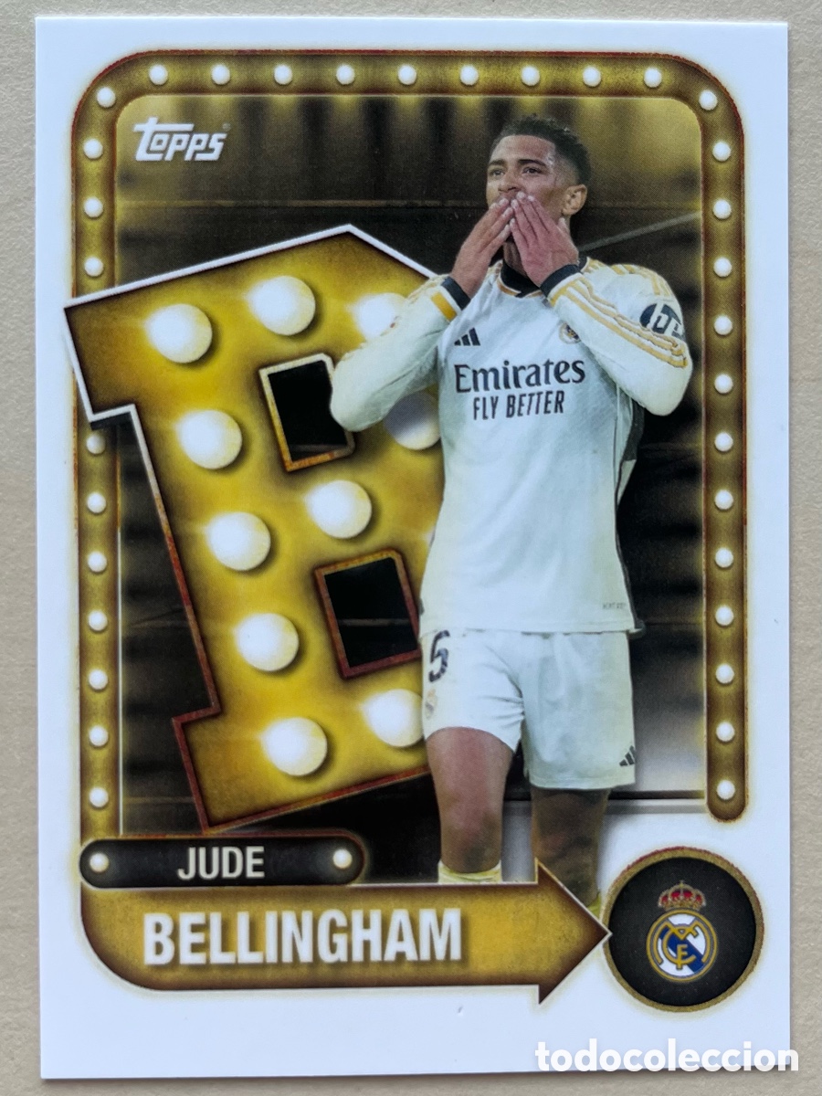 Cromos de Futebol: Bellingham Insert Real Madrid Topps Tin 2025-26