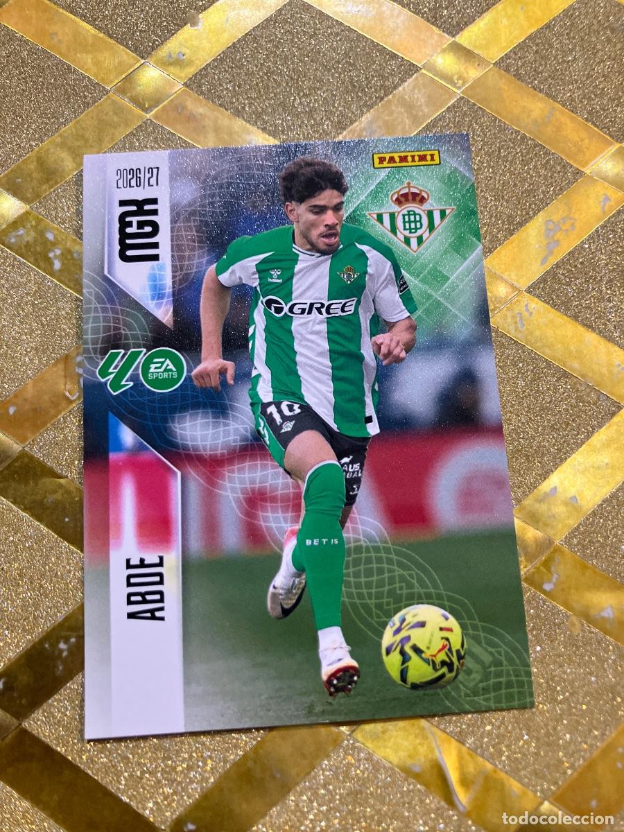 Cromos de f&uacute;tbol: CROMO DE FUTBOL NUMERO 108 ABDE BETIS LIGA 2026 2027 MEGACRAKS MGK PANINI !