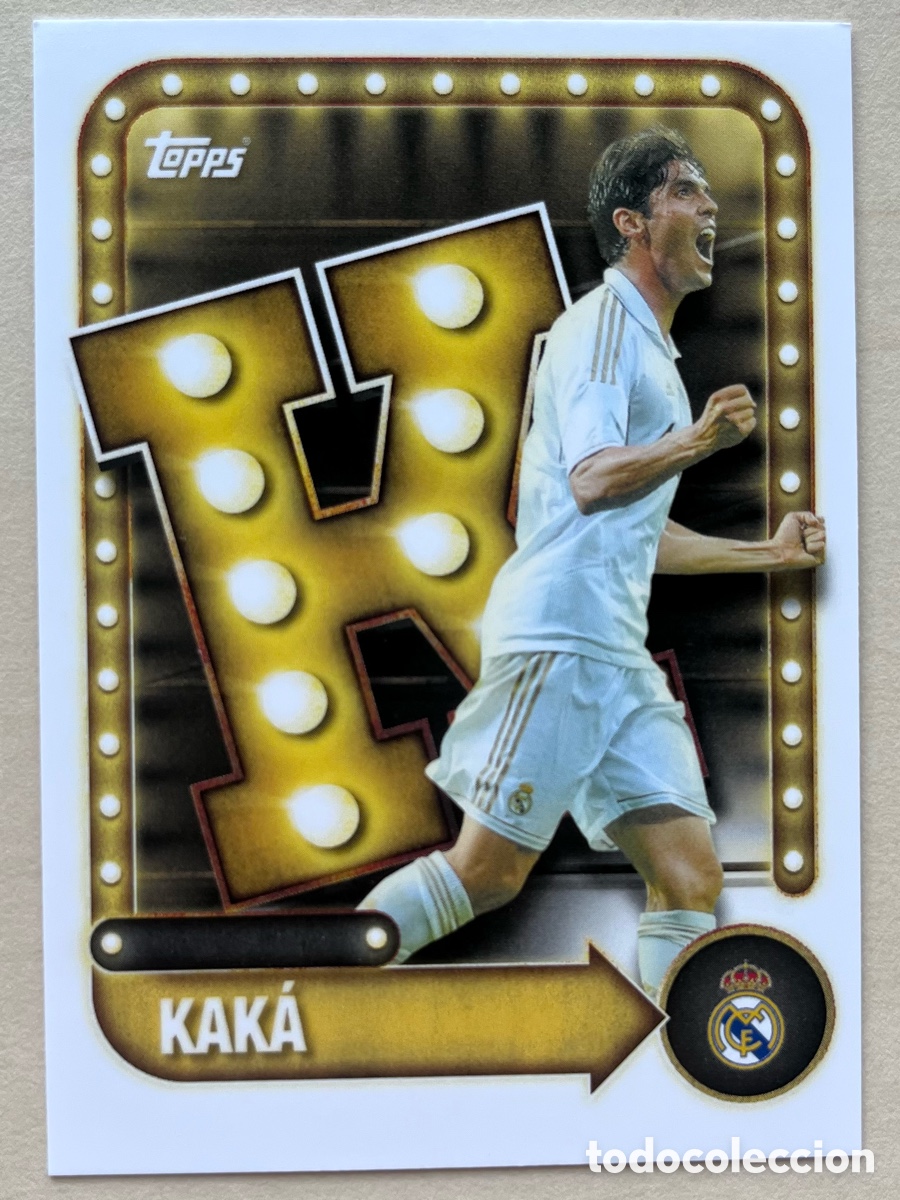 Cromos de f&uacute;tbol: Kak&aacute; Insert Real Madrid Topps Tin 2025-26