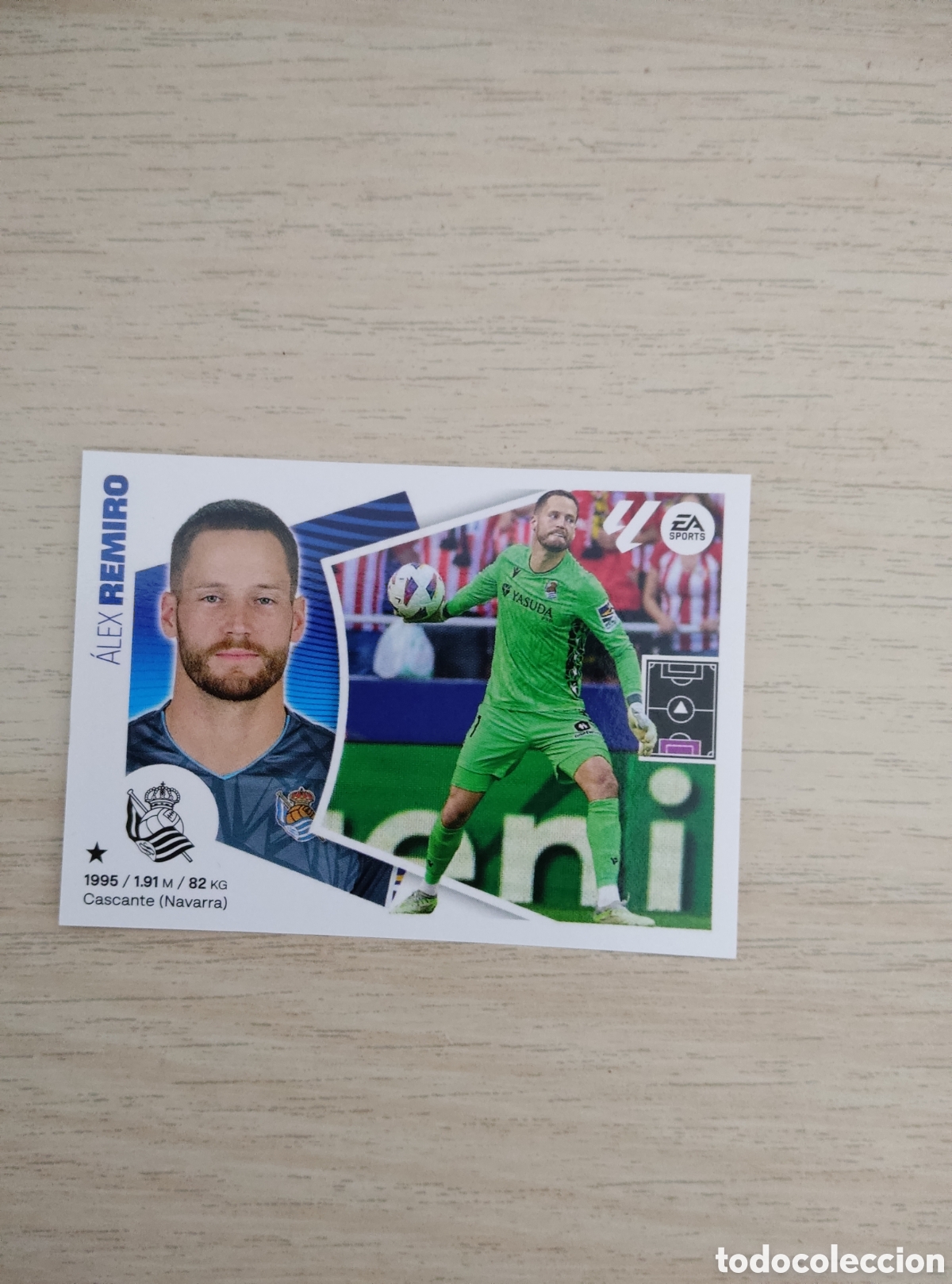 Cromos de f&uacute;tbol: 3 REMIRO REAL SOCIEDAD LIGA ESTE 2024 2025