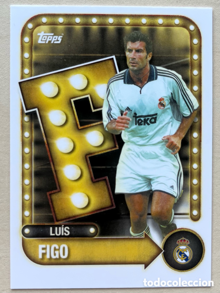 Cromos de f&uacute;tbol: Figo Insert Real Madrid Topps Tin 2025-26