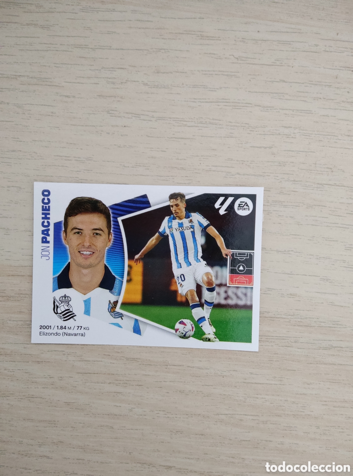 Cromos de f&uacute;tbol: 9 PACHECO REAL SOCIEDAD LIGA ESTE 2024 2025