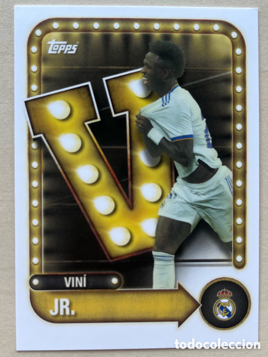 Cromos de f&uacute;tbol: Vinicius Jr Insert Real Madrid Topps Tin 2025-26