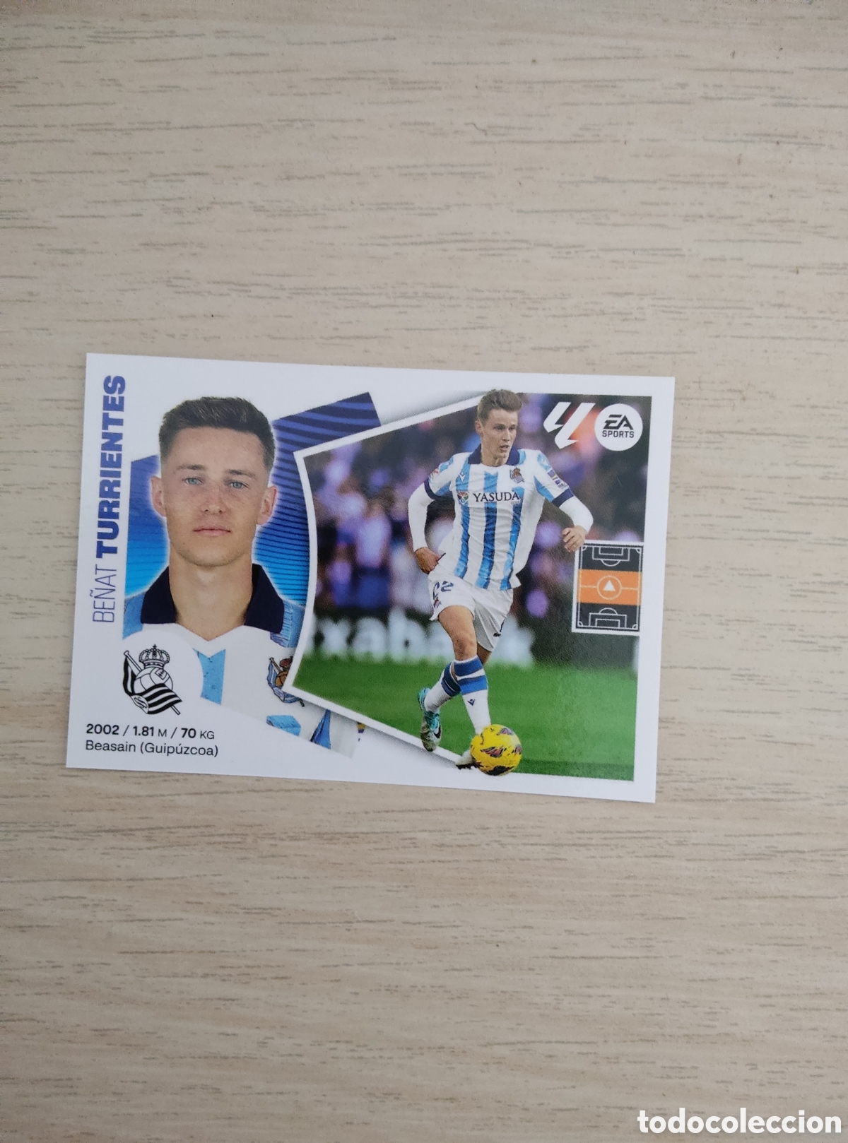 Cromos de f&uacute;tbol: 12 TURRIENTES REAL SOCIEDAD LIGA ESTE 2024 2025