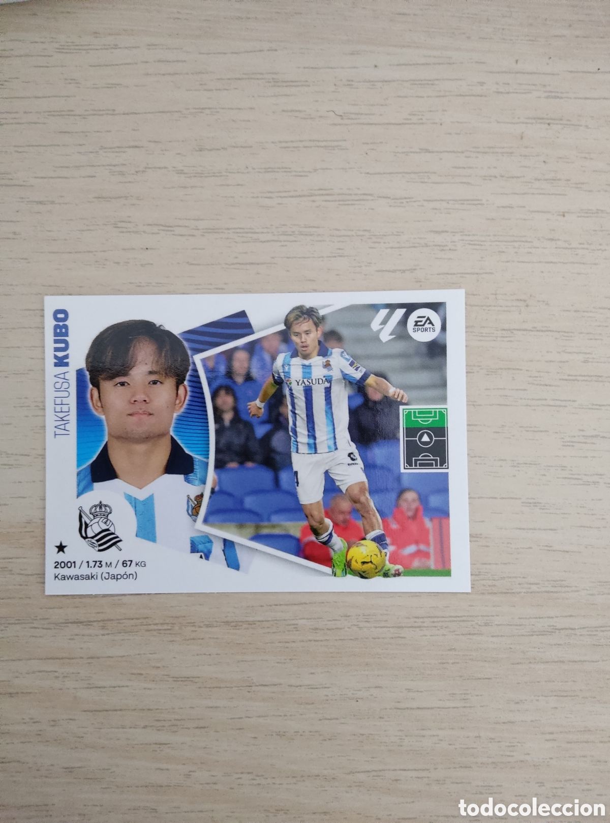 Cromos de f&uacute;tbol: 16 KUBO REAL SOCIEDAD LIGA ESTE 2024 2025