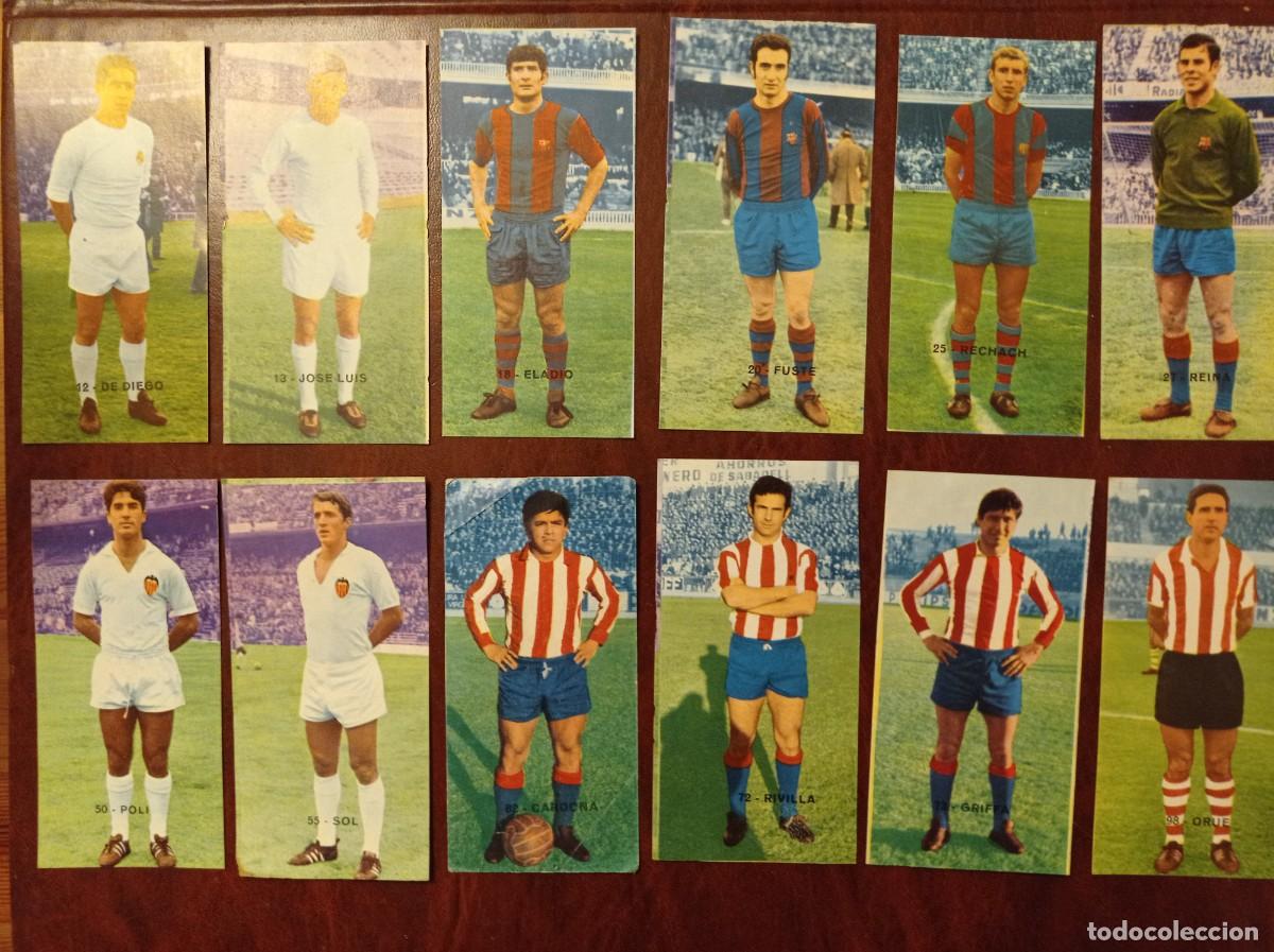 Cromos de f&uacute;tbol: 36 cromos f&uacute;tbol Ruiz Romero 1968-69